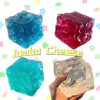 4 Colors Jumbo Cheese Stress Ball