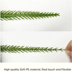 Christmas Wreaths for Front Door 30 Inch Norfolk Pine Wreath for All Seasons Artificial Green Wreath Holiday Decoration for Indoor Outdoor Home Decor