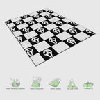 YWZDS Spooky Face Throw Blanket, Black and White Checkered Pattern, Halloween Ghost Blankets Fuzzy Gifts for Sofa Couch Bedroom (40 * 50 inch)