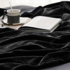 Bedsure GentleSoft Fleece Throw Blanket for Couch Black - Lightweight Plush Fuzzy Cozy Soft Halloween Blankets and Throws for Sofa, 50x60 inches