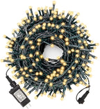 Bright Christmas Lights Outdoor 300 LED String Lights, 100ft Connectable 8 Modes Christmas String Lights Tree Lights for Home, Party, Holiday, Indoor Xmas Decorations Warm White