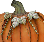 Metal Pumpkin Stakes Yard Signs Fall Decor Decorative Garden Stake Lawn Pumpkins Ornaments Outdoor Autumn Decoration for Harvest Halloween Thanksgiving (26" H Orange x2)