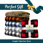 PAVILIA Black and Orange Buffalo Plaid Fleece Throw Blanket for Couch, Soft Halloween Flannel Blanket for Sofa, Orange Checkered Plaid Fall Couch Throw, Warm Cozy Fall Bed Blanket Decor Gift, 50x60