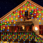 131FT Christmas Lights Outdoor 1440 LED Christmas Decorations Waterproof Plug in with 8 Modes & Timer Christmas Lights for Roof Party Garden Holiday Decor (Multicolor)