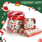 NORD ECO Christmas Throw Blanket, Christmas Decorations Gifts for Women, Sherpa Flannel Fleece Winter Holiday Blanket, Fluffy Cozy Soft Christams Throws for Couch Sofa Bed, Gingerbread, 50" X 60"