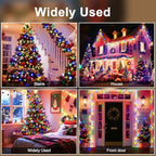 114 FT 350 LED String Lights Outdoor Indoor, Christams String Lights Waterproof 8 Modes & Timer, Fairy Lights Plug in for Bedroom, Weeding, Patio, Party, Holiday,Christmas Decor（Multicolor）
