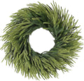 24 inch Norfolk Pine Wreath, Realistic Christmas Wreath for Front Door,Artificial Real Touch Green Wreath Greenery for Door Wall Windows Mantle Outdoor Christmas Decoration