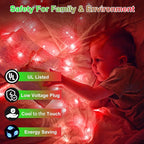 750LED Christmas Lights Outdoor Use, 240ft 12 Modes Red LED String Lights with Timer Dimmable, Waterproof Christmas Tree Lights for Xmas Patio Yard Fence Balcony Garden Party Decor Red