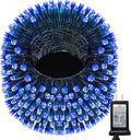 393 FT Christmas Lights 1000 LED Xmas Lights Outdoor Christams String Lights Waterproof 8 Modes & Timer, Fairy Lights Plug in for Weeding, Patio, Party, Holiday,Christmas Decor (Blue)