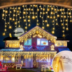 164FT Christmas Lights Outdoor Decorations 1512LED Fairy String Light 12 Lighting Modes with Timer Memory Waterproof Christmas Light for Yard Roof Party Holiday Wedding Garden Decor