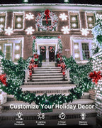 120FT 380 LED Christmas String Lights, 8 Modes Plug in Fairy Lights Connectable, Timer & Memory, Indoor Outdoor Twinkle Light for Christmas Tree Yard Outside Bedroom Classroom Decoration, Cool White