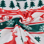 Gogreen Cozy Blanket Printed Twin Christmas Blanket - 300 GSM Fleece for Home Decoration, Ultra Soft Microfiber (Twin - 60" x 80") - E