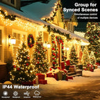393 FT Christmas Lights 1000 LED Xmas Lights Outdoor Christams String Lights Waterproof 8 Modes & Timer, Fairy Lights Plug in for Weeding, Patio, Party, Holiday,Christmas Decor(Warm White)