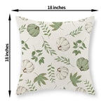 Gohdiwh Fall Pillow Covers 18x18 Set of 2 Sage Green Pumpkin Maple Leaf Fall Decor Pillowcase Autumn Thanksgiving Decorations Outdoor Throw Pillow Covers Linen Farmhouse Cushion Case for Couch Home