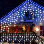 33FT Christmas Lights Outdoor, 400 LED Outdoor String Lights Waterproof Plug in with 8 Modes & Timer, Christmas String Lights for Tree Party, Garden, Holiday Decorations（Cool White）