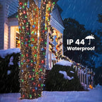 Color Changing Christmas Lights, 75ft 200 LED White & Multicolor Christmas String Lights with Remote, 11 Modes Fairy Twinkle Light Waterproof for Party Garden Wedings Holiday Xmas Tree Decorations