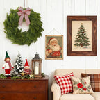 Joyhalo 26" Realistic Christmas Cedar Wreaths for Front Door, Real Touch Norfolk Pine Wreath Artificial Everygreen Wreath for Walls, Porches, Farmhouse Outdoor Christmas Decor