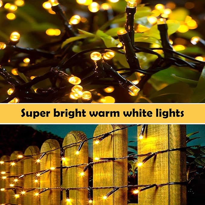 Bright Christmas Lights Outdoor 800 LED Christmas String Lights, 272ft 8 Modes Timer Fairy Twinkle Tree Lights for Home, Party, Holiday, Halloween Indoor Xmas Decorations Warm White