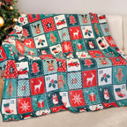 Gogreen Cozy Printed Blanket Twin Christmas Collection - 300 GSM Fleece Blanket Twin Size for Home Decoration, Ultra Soft (Twin - 60" x 80")