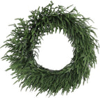 Artgar 30 Inch Christmas Pine Wreath Christmas Wreaths for Front Door, Real Touch Artificial Green Pine Wreath for Home Indoor Outdoor Wall Window Porch Farmhouse Winter Decor