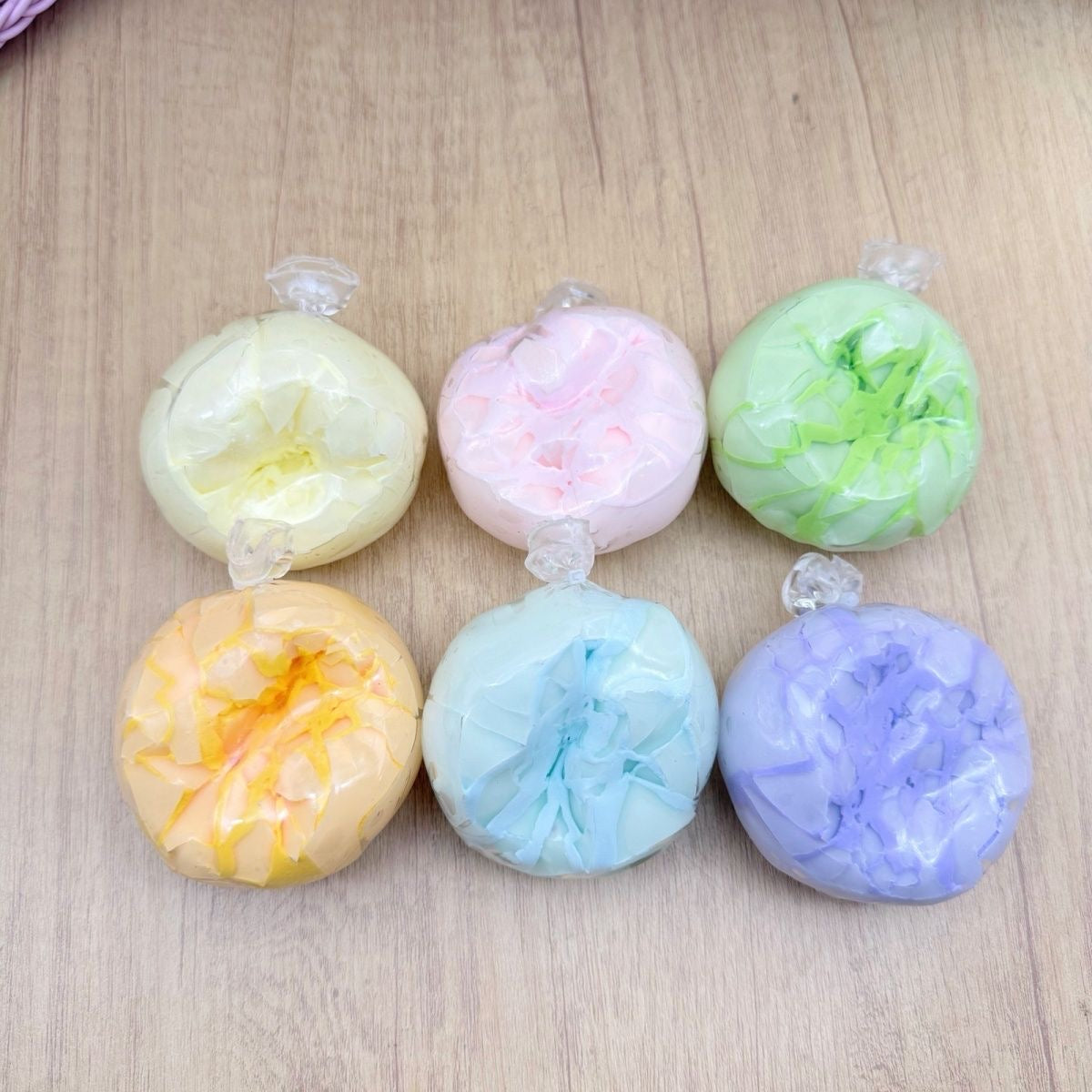 Cracking Wax Ball Macaron Stress Ball