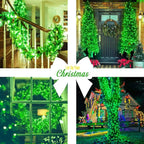 JMEXSUSS 600 LED Green Christmas Lights Outdoor Waterproof, Clear Wire Plug in 168 FT Indoor String Lights Green LED Lights for Christmas Tree Room Party Xmas Decorations