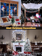 Christmas Lights 600LED 98FT, Waterproof Outdoor String Lights with Remote and Timer, 8 Modes Dimmable Fairy Lights for Indoor Outdoor Wedding Party Holiday Decorations (Cool White)