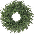 26 inch Norfolk Pine Wreath, Realistic Christmas Wreath for Front Door,Artificial Real Touch Green Wreath Greenery for Door Wall Windows Mantle Outdoor Christmas Decoration