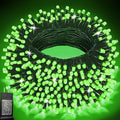Pooqla Green String Lights Christmas Decoration, 200 LED 66 ft Indoor Outdoor String Lights, 8 Modes Twinkle Fairy Light for Yard Patio Wedding Party Christmas Xmas Tree Decoration