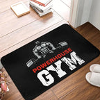 Bodybuilding Fitness Powerhouse Gym Front Door Mat Anti-Slip Carpet Outdoor mat Absorbent Doormat Garden Garage Entrance Rug