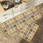VIKAMA 1/2pcs Kitchen Floor Mat, Anti-Slip And Easy To Maintain, Home Decoration, Entrance Porch Carpet, Living Room Floor Mat