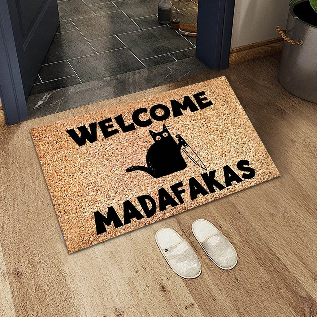 VIKAMA Cartoon Ins Style Crystal Velvet Anti-fouling Floor Mat Home Porch Absorbent Anti-slip Kitchen Floor Mat