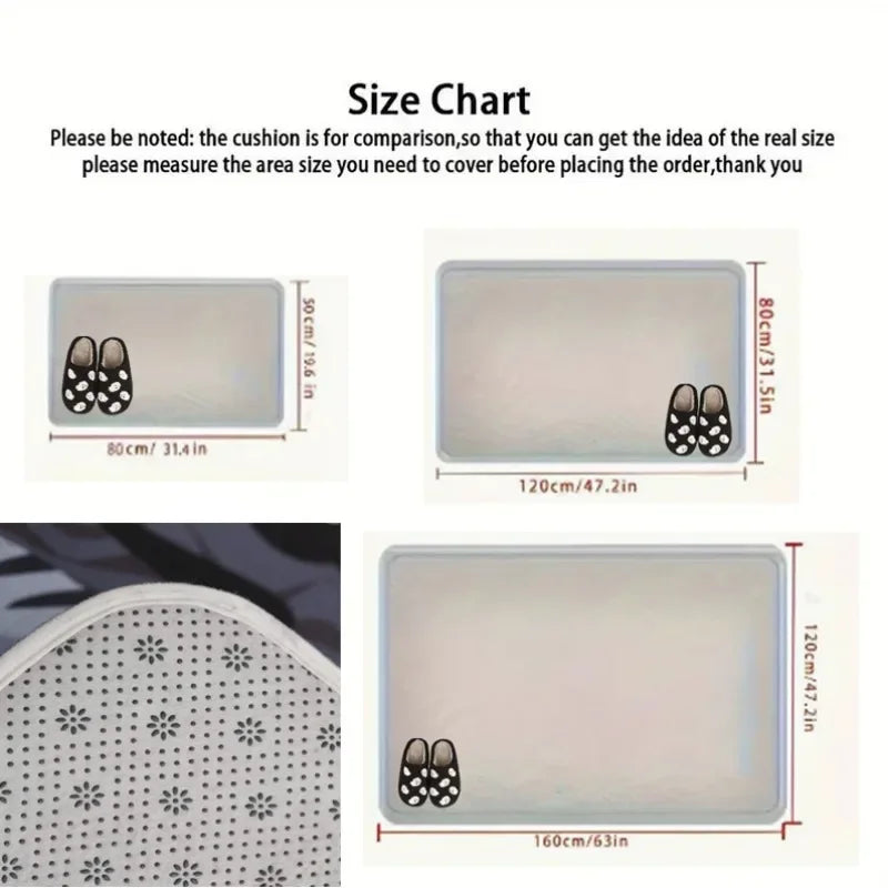 Visual Illusion Hole Endless Abyss Door Mat Bedroom, Kitchen, Home Anti Slip Door Mat Creative and Fun Home Decoration Carpet