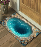 Visual Illusion Hole Endless Abyss Door Mat Bedroom, Kitchen, Home Anti Slip Door Mat Creative and Fun Home Decoration Carpet