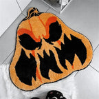 VIKAMA Halloween Ghost Carpet Comfortable Soft Imitation Cashmere Home Decor Bedroom Decor Rug Entrance Hall Doormat