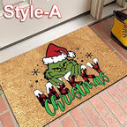 Christmas Door Mat Outdoor Welcome Mat For Front Door, Entryway Christmas Carpet, 60X40CM Inch Door Mats, Anti-Slip Rug For Home