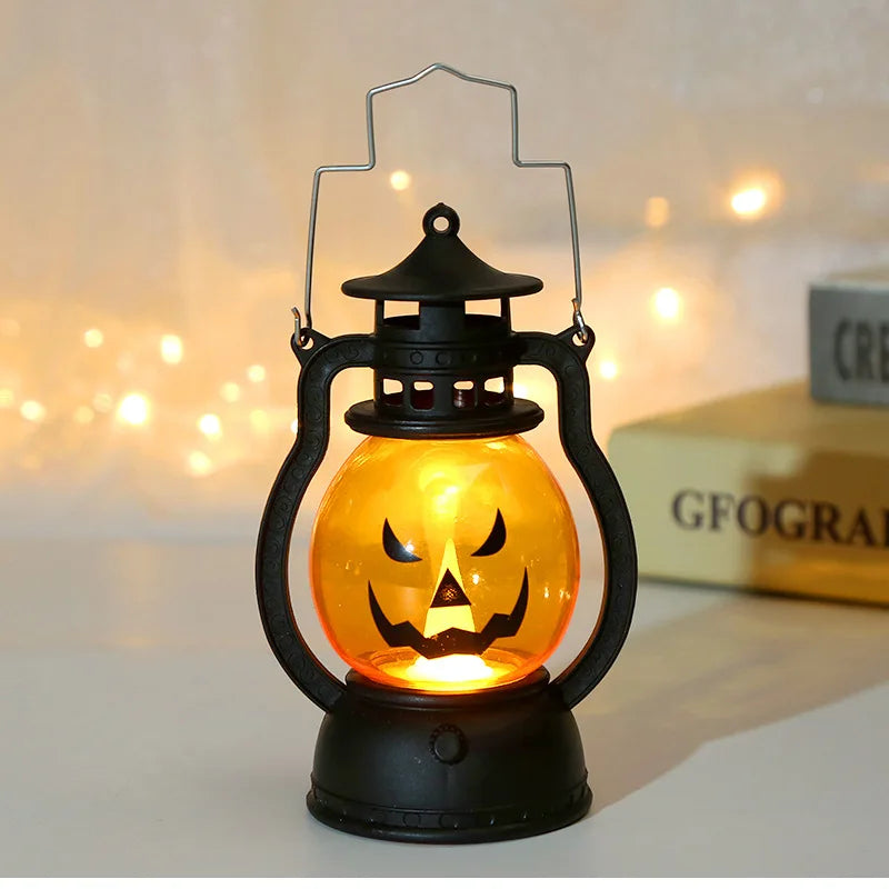 Halloween LED Hanging Pumpkin Lantern