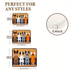 VIKAMA Cartoon Carpet Four Puppies Doormat Welcome Carpet Living Room Carpet Rug For Bedroom Outdoor Carpet Home Decoration