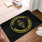 Licensed Ham Retro Radio Operator Doormat Anti-Slip Kitchen Bath Mat Living Room Door Mat Floor Entrance Carpet Rug Doormat