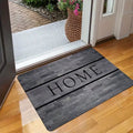 Welcome Door Mat with Wooden Board Printing Simple Letter Printed Rug Home Decoration Bedroom Kitchen Home Anti Slip Door Mat