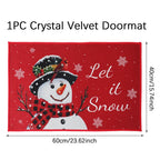 Christmas Door Mat Santa Claus Outdoor Carpet Merry Christmas Decorations For Home 2025 Navidad Xmas Ornament New Year 2026