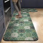 VIKAMA 1/2pcs Kitchen Floor Mat, Anti-Slip And Easy To Maintain, Home Decoration, Entrance Porch Carpet, Living Room Floor Mat