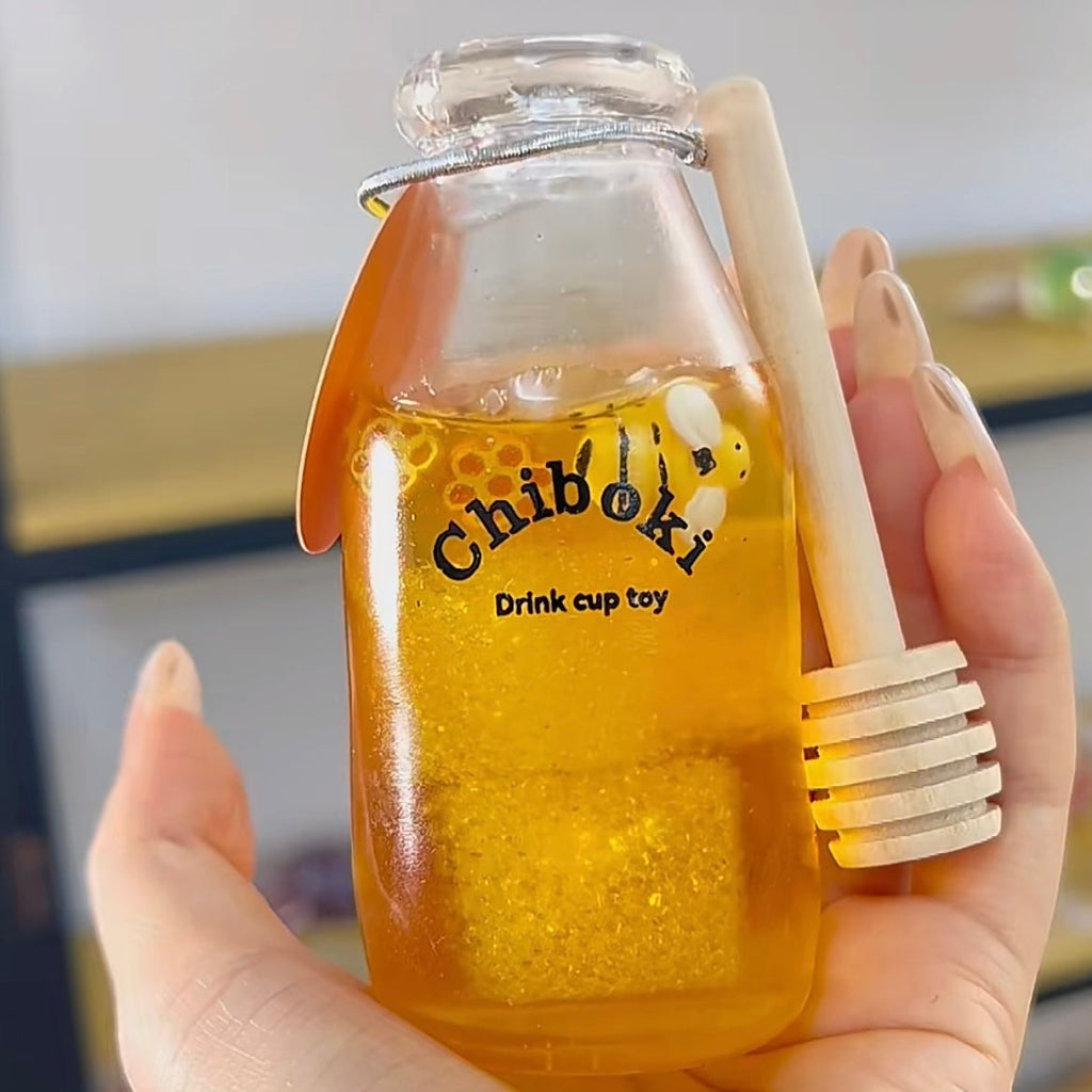 Honey Comb Squishy Bottle